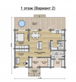 Дом из клееного бруса VZ-321